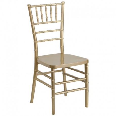 MFO Gold Resin Stacking Chiavari Chair