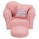 MFO Kids Pink Chair and Footrest