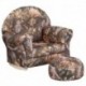 MFO Kids Camouflage Fabric Rocker Chair and Footrest
