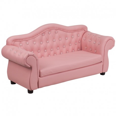 MFO Kids Pink Traditional Sofa