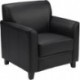 MFO Able Collection Black Leather Chair