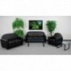 MFO Presidential Collection Black Leather Chair