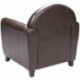 MFO Presidential Collection Brown Leather Chair