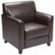 MFO Able Collection Brown Leather Chair