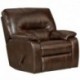 MFO Canyon Chocolate Leather Chaise Rocker Recliner
