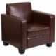 MFO Primo Collection Brown Leather Chair