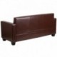 MFO Primo Collection Brown Leather Sofa