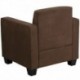 MFO Primo Collection Chocolate Brown Microfiber Chair
