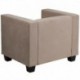 MFO Comfort Collection Light Brown Microfiber Chair