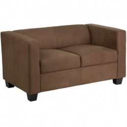 MFO Comfort Collection Chocolate Brown Microfiber Loveseat