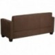 MFO Primo Collection Chocolate Brown Microfiber Sofa