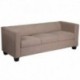 MFO Comfort Collection Light Brown Microfiber Sofa