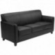 MFO Able Collection Black Leather Sofa