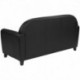 MFO Presidential Collection Black Leather Sofa