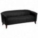 MFO Emperor Collection Black Leather Sofa