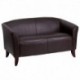 MFO Emperor Collection Brown Leather Love Seat