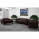 MFO Emperor Collection Brown Leather Love Seat