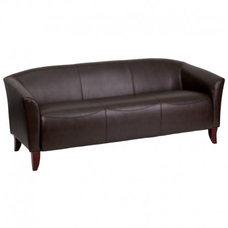 MFO Emperor Collection Brown Leather Sofa