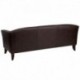 MFO Emperor Collection Brown Leather Sofa