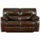 MFO Canyon Chocolate Leather Reclining Loveseat
