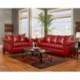 MFO Sierra Red Leather Sofa