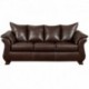 MFO Taos Mahogany Leather Sofa