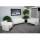 MFO Sage Collection White Leather Sofa