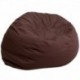 MFO Oversized Solid Brown Bean Bag Chair