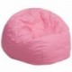 MFO Oversized Solid Light Pink Bean Bag Chair