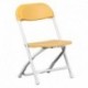 MFO Kids Yellow Plastic Folding Chair