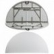 MFO 72'' Round Bi-Fold Granite White Plastic Folding Table