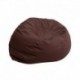 MFO Small Solid Brown Kids Bean Bag Chair