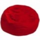 MFO Oversized Solid Red Bean Bag Chair