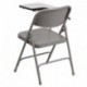 MFO Premium Steel Folding Chair with Right Handed Tablet Arm