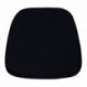 MFO Soft Black Fabric Chiavari Chair Cushion