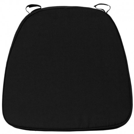 MFO Soft Black Fabric Chiavari Bar Stool Cushion