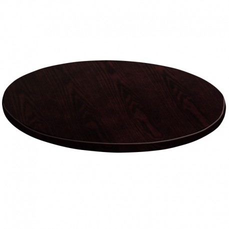 MFO 48'' Round Walnut Veneer Table Top