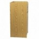 MFO Wood Tray Top Receptacle in Oak Finish