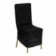 MFO Black Fabric Chiavari Chair Storage Cover