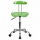 MFO Vibrant Spicy Lime and Chrome Computer Task Chair with Tractor Seat