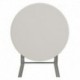 MFO 32'' Round Granite White Plastic Folding Table