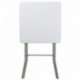 MFO 27'' Square Granite White Plastic Bar Height Folding Table