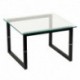 MFO Glass End Table