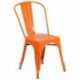 MFO Orange Metal Chair
