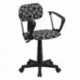 MFO Peace Sign Printed Computer Chair with Arms