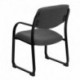 MFO Gray Fabric Executive Side Chair with Sled Base