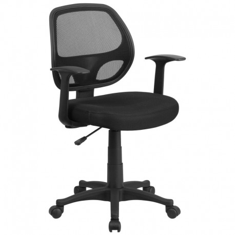 MFO Mid-Back Black Mesh Computer Chair