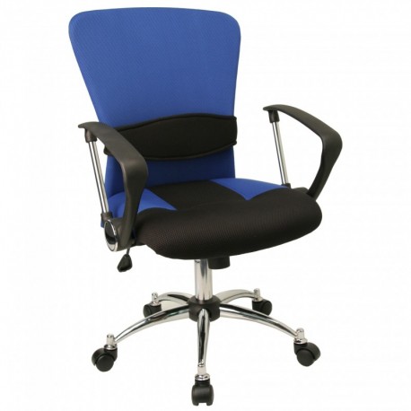 MFO Mid-Back Blue Mesh Office Chair