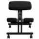 MFO Mobile Ergonomic Kneeling Chair in Black Fabric