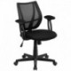MFO Mid-Back Black Mesh Task Chair with Arms